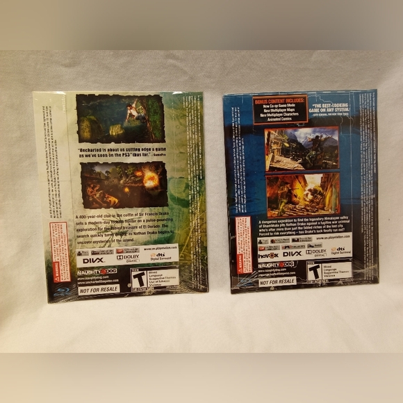 2/$25 Uncharted set PS3 NIP - Picture 2 of 5
